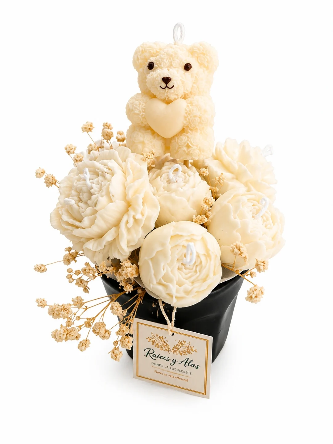 Ramo Amor Eterno — flores de vela artesanal